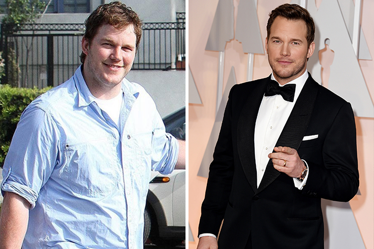 Photo of Chris Pratt who lost weight thanks to paleo diet and crossfit