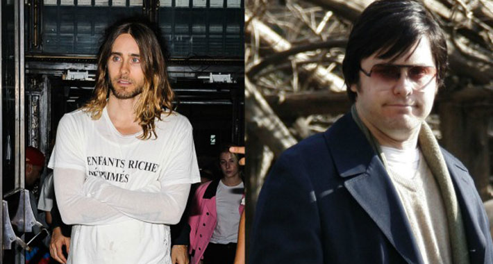 Photos of Jared Leto before and after weight gain