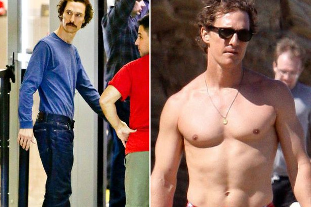 Photo of Matthew Mcconaughey who looked emaciated in Dallas Buyers Club