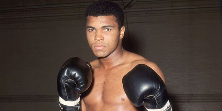 Photo of boxing champion Muhammad Ali who suffered from Parkinson's disease