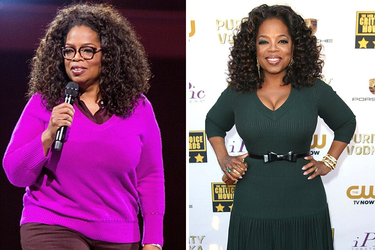 Photo of Oprah Winfrey who blames whit bread for her weight gain