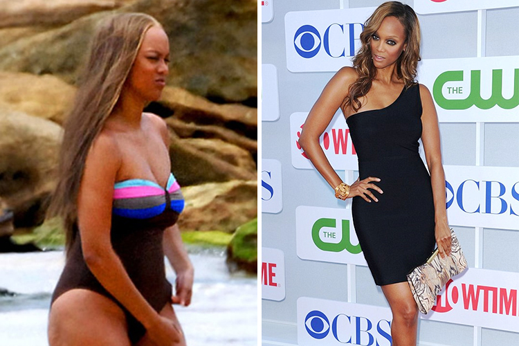 Photo of Tyra Banks who shed 30 lbs