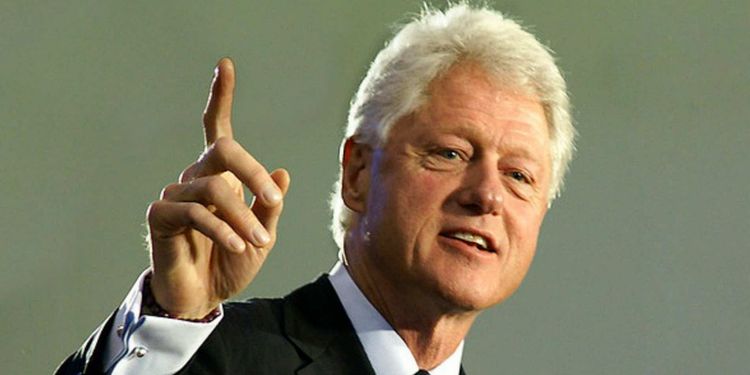 Photo of Bill Clinton who suffered from asthma