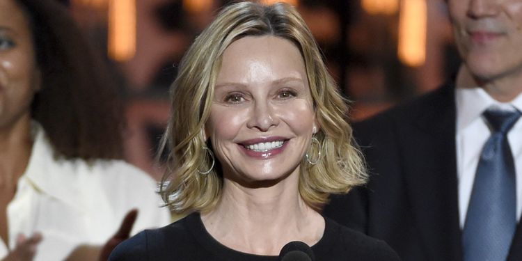 Photo of Calista Flockhart who suffered from anorexia