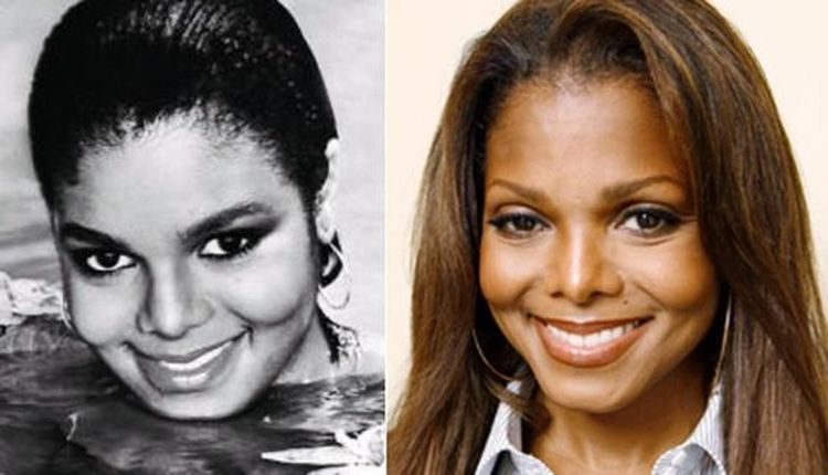 Photo of Janet Jackson Before And After Rhinoplasty 