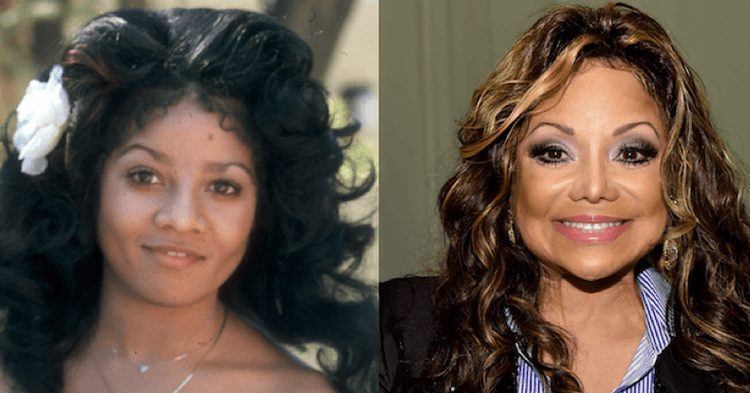 Photo of La Toya Jackosn Before And After Rhinoplasty 