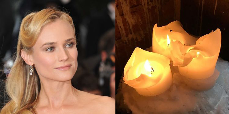 Image of Diane Kruger who suffers from allergy