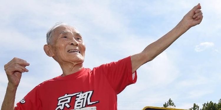 Image of Hidekichi Miyazaki one of the strongest seniors in the world