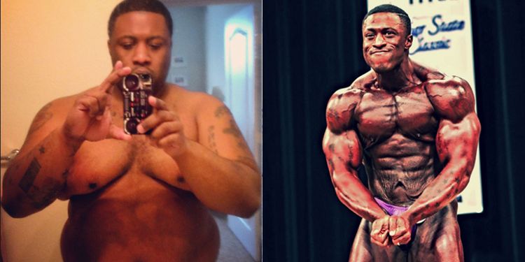 Image of Rashard Keen before and after amazing weight loss transformation