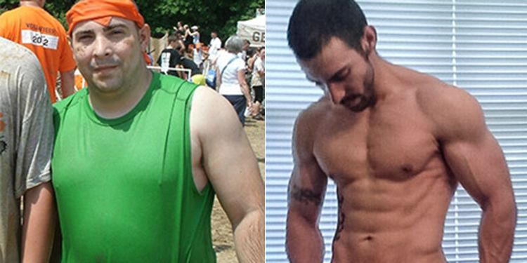 Image of Andrew Chilson before and after amazing weight loss transformation