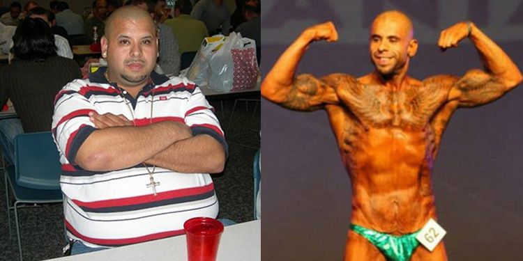 Image of Isaac Velarde before and after amazing weight loss transformation