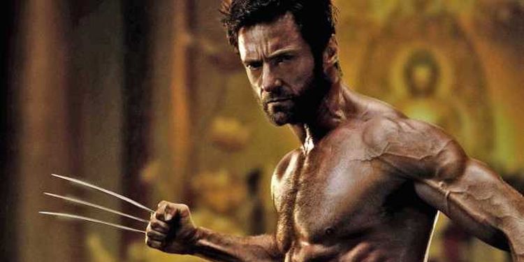 Phot of Hugh Jackman, X Men Wolwerine Looking Ripped