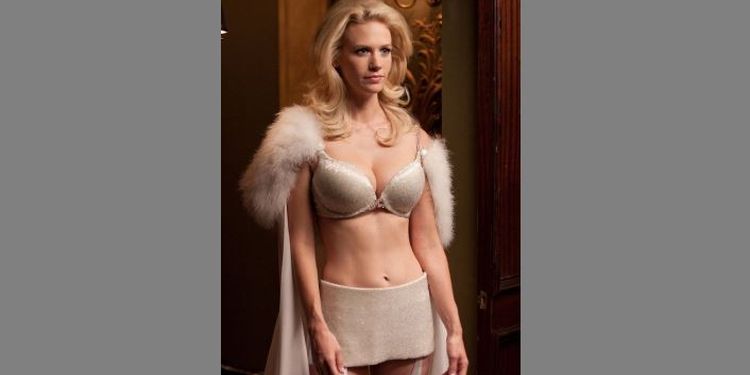 Photo of January jones in X Men First Class looking slender