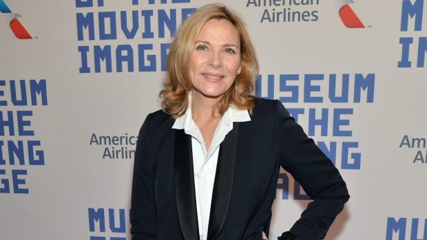 Photo of Kim Cattrall looking youthful