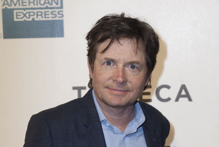 Photo of Michael J Fox who suffers from Parkinson's disease