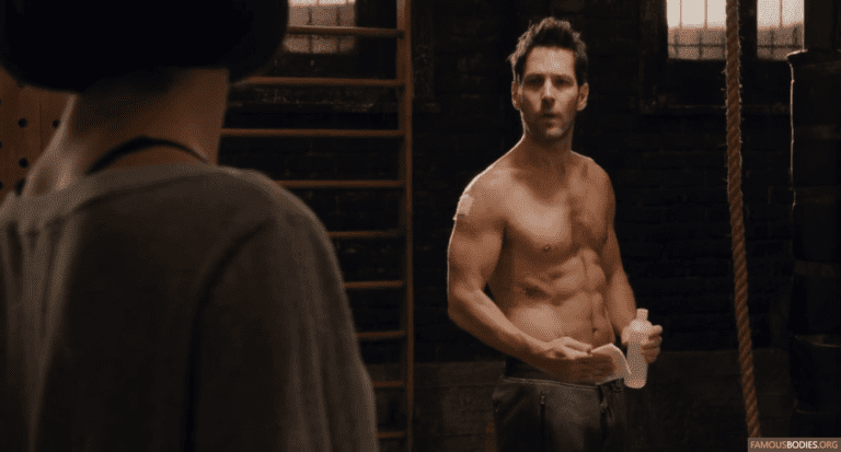 Photo of Paul Rudd in Ant-Man looking shredded