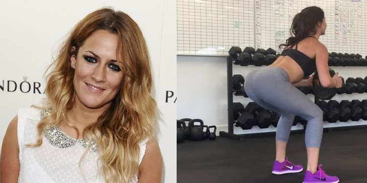 Image of Caroline Flack and her health tip