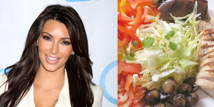 Image of Kim Kardashian and her health tip