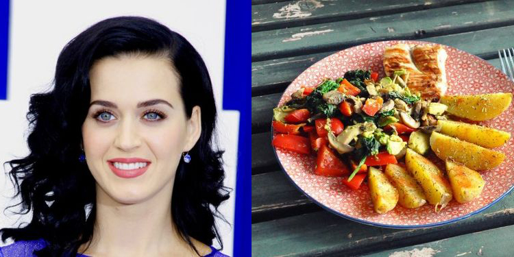 Image of Katy Perry and her health tip