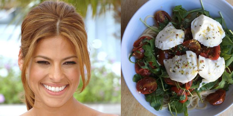 Image of Eva Mendes and her health tip