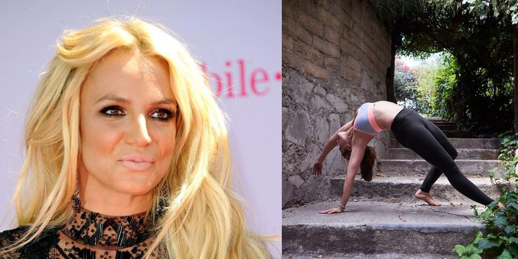 Image of Britney Spears and her health tip