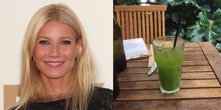 Image of Gwyneth Paltrow and her health tip