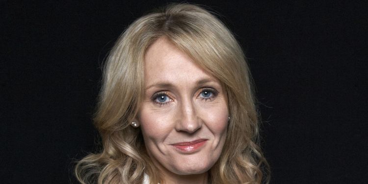 Photo shows author J.K. Rowling at an appearance to promote her latest book "The Casual Vacancy,"