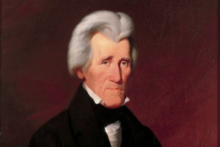 Portrait of Andrew Jackson who suffered from headaches