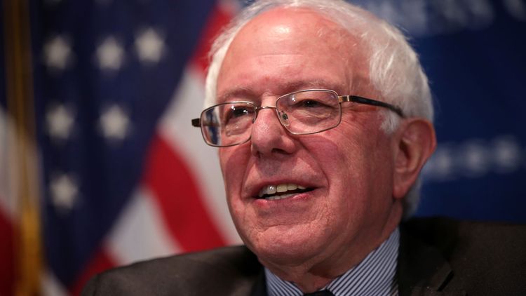 Photo of Bernie Sanders, health history of gout, esophageal reflux, benign skin tumors and more.