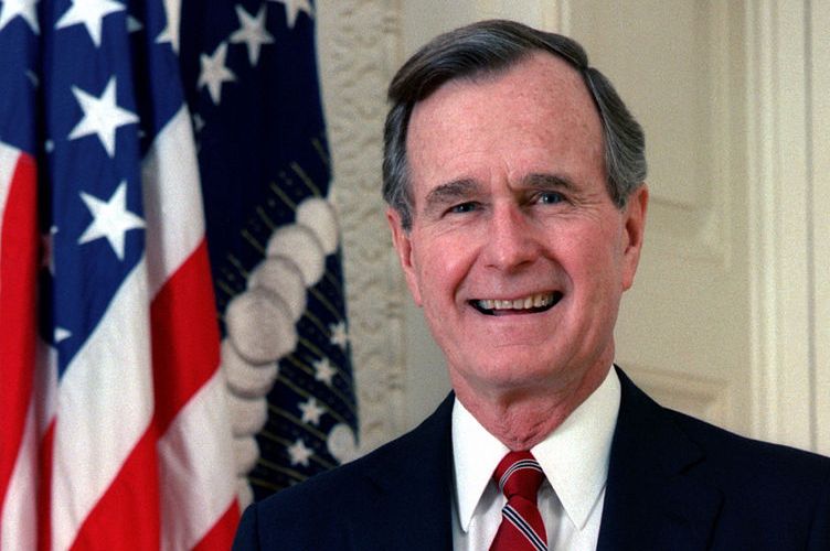 Photo of George H.W. Bush day to day struggle with Grave's Disease