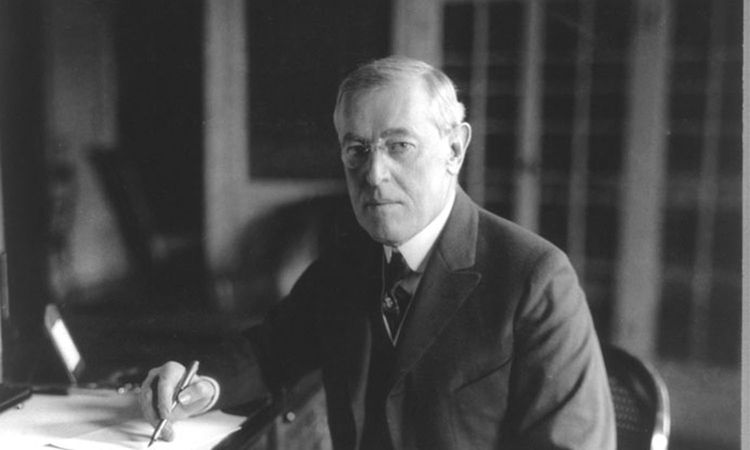 Photo of Woodrow Wilson who survived series of strokes