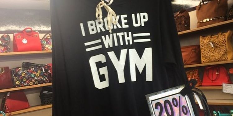 Image of an I Broke Up With Gym hoodie