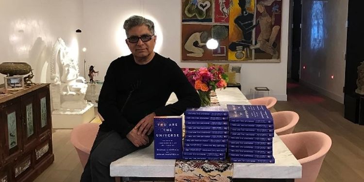 Image of Deepak Chopra, a millionaire who shares happiness tips