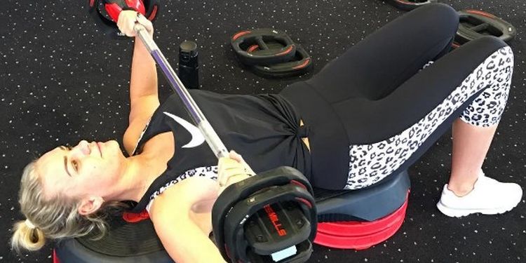 Image of Simone Anderson in the gym