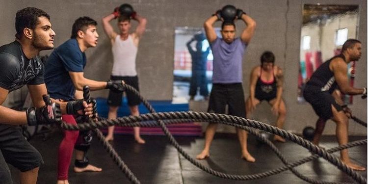 Image of a rope training