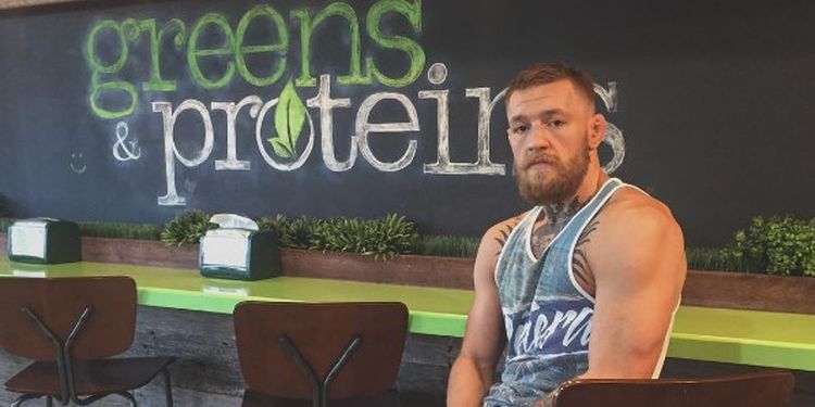 Image of Connor McGregor in the protein bar