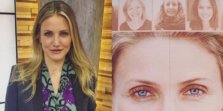 Wellness warrior Cameron Diaz promotes The Longevity Book.