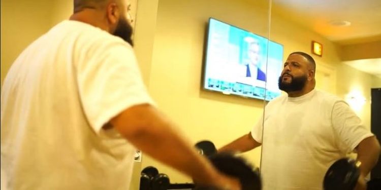 Wellness warrior DJ Khaled is doing workout