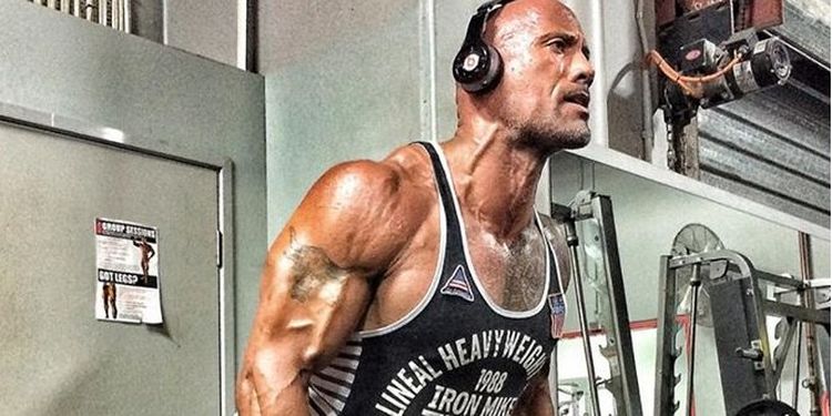 Dwayne Johnson's workout routine: back