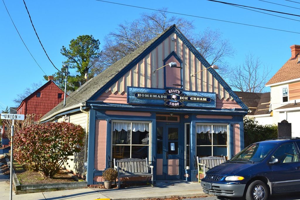 Milton, Delaware ice cream shop