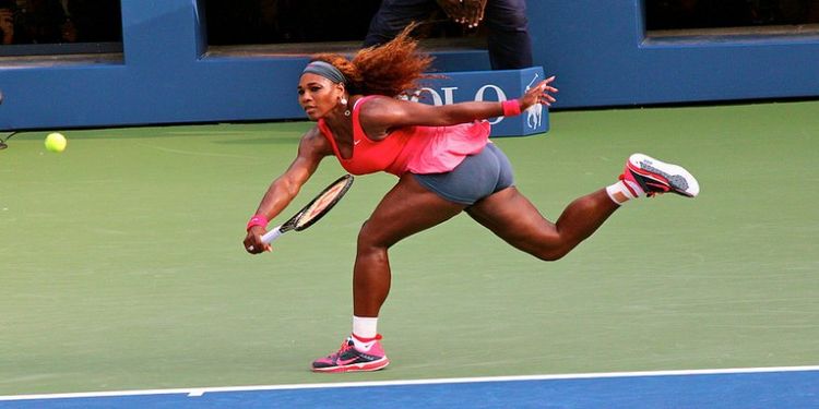 Wellness Warrior Serena Williams plays tennis