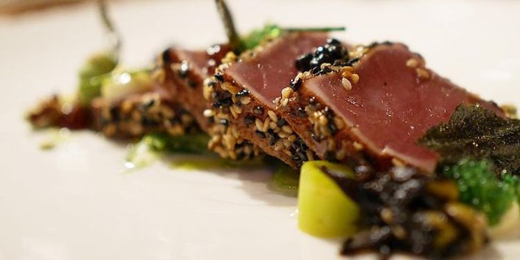 Image of tuna on the plate