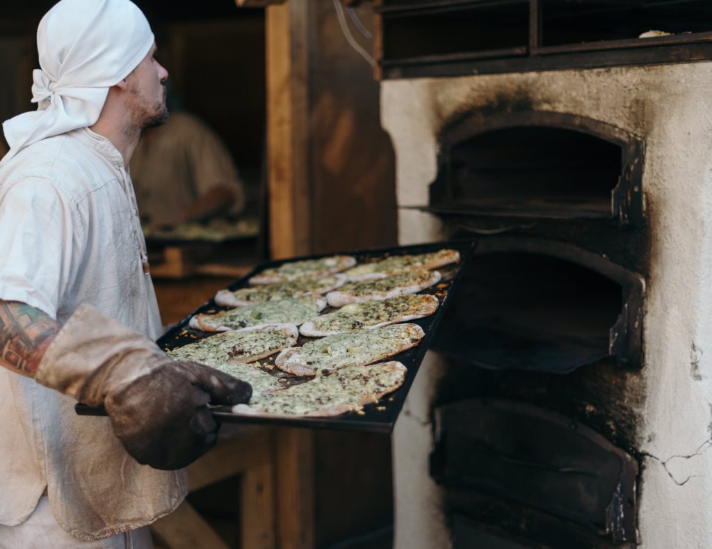 person baking