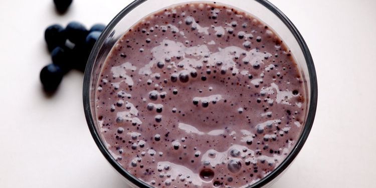 Photo of a brain boosting smoothie close up