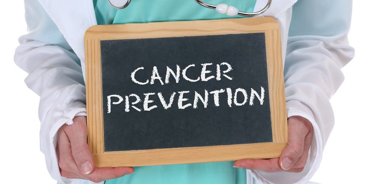 Cancer prevention screening check-up disease ill illness healthy health doctor with sign