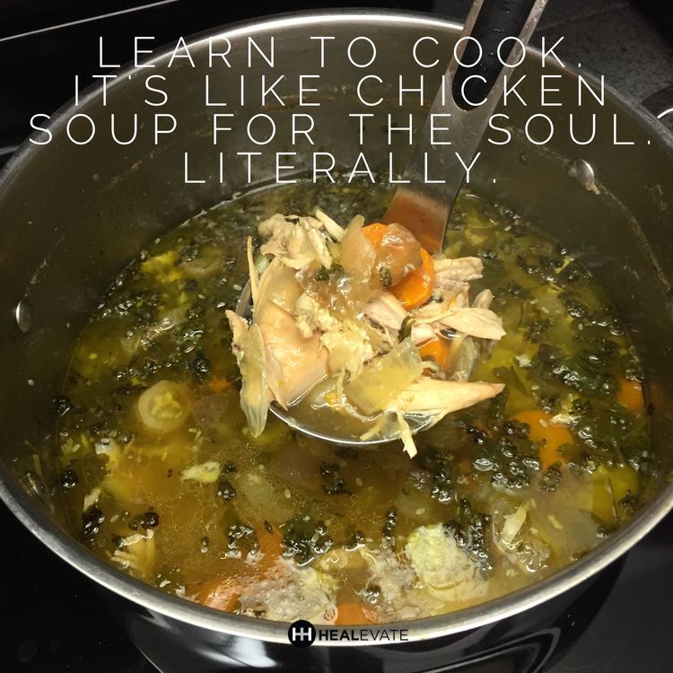 Learning to cook heals your soul