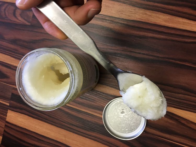 Photo of a Spoonful of Coconut Oil