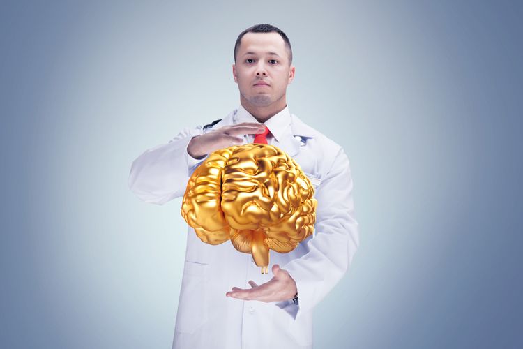 Illustration of a Golden Brain Model