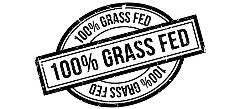 100 percent grass fed rubber stamp