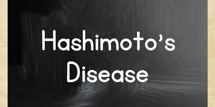 Photo of a board with Hashimoto disease written on it